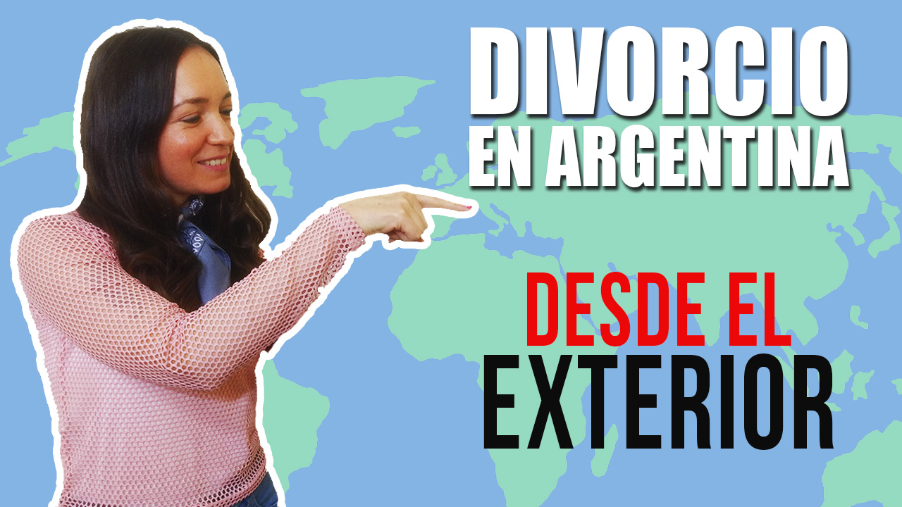 DIVORCIO desde el EXTERIOR en ARGENTINA ️ 2024