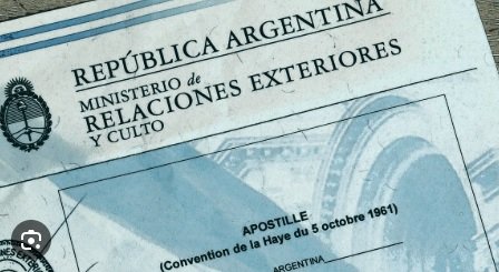 Acta de matrimonio con Apostilla de la Haya para validez en Argentina