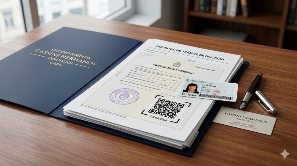 Documentación necesaria para divorcio express en CABA